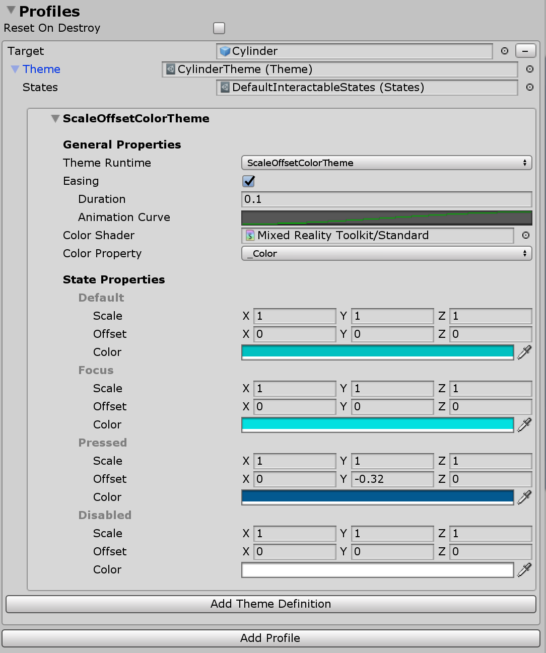 Interactable Profiles